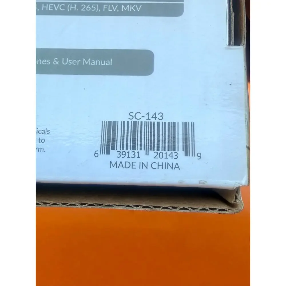 Supersonic 4.3 inch portable LCD tv with 32 gigabyte micro SD card